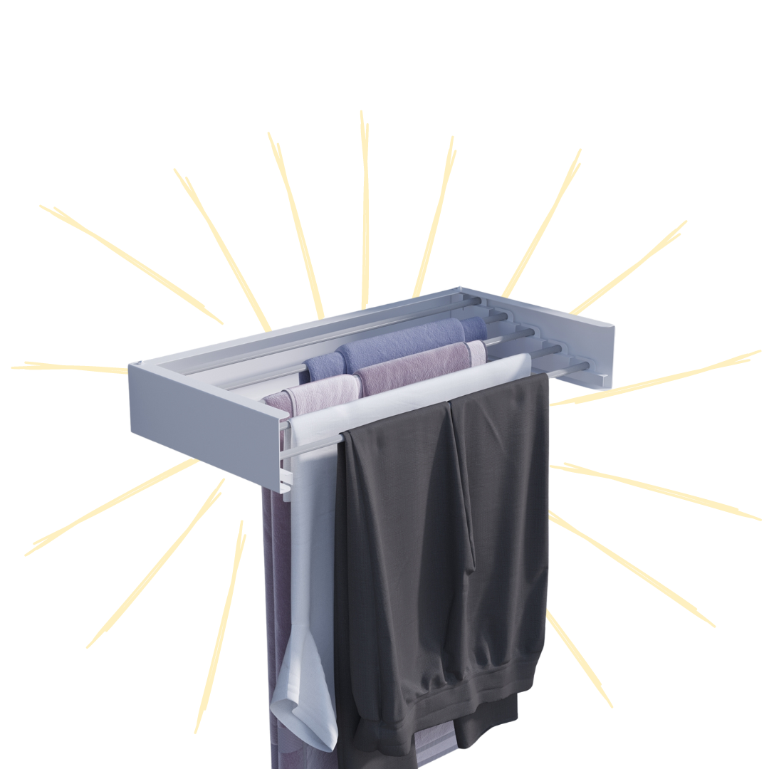 FlexiDry© Inklapbaar Droogrek - Large & Medium